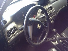 2008 HONDA ACCORD, BLACK, EX-L, 2.4, AT,A25145